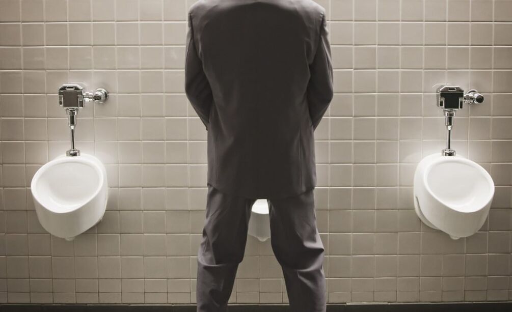 Probleme beim Wasserlassen aufgrund von Prostatitis
